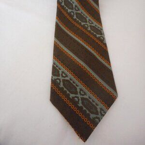 Vintage Fruit of the Loom Retro Brown Orange Green
